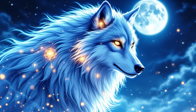 Free Moonlit Wolf Guardian Image - Wolf, Anime, Manga | Download at ...