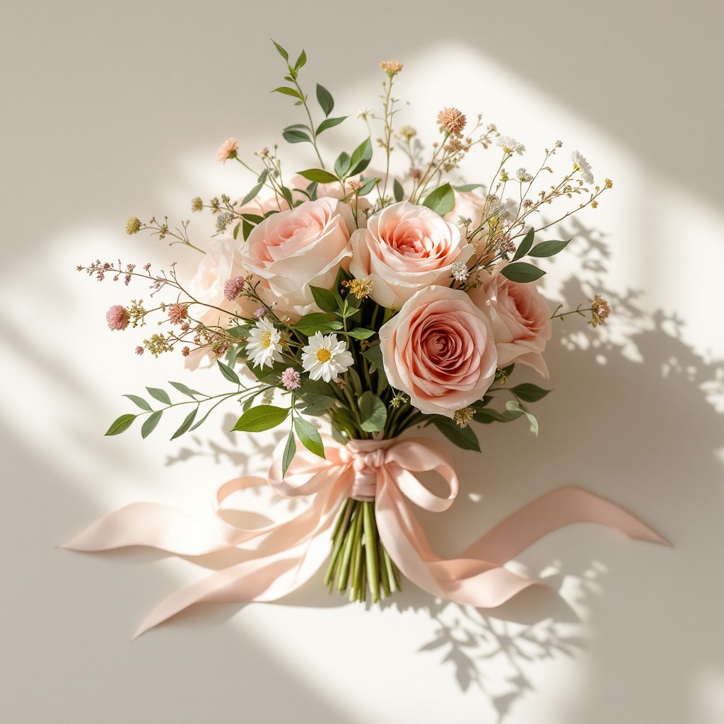 Free Blush Roses Dancing Image - Roses, Bouquet, Floral | Download at ...