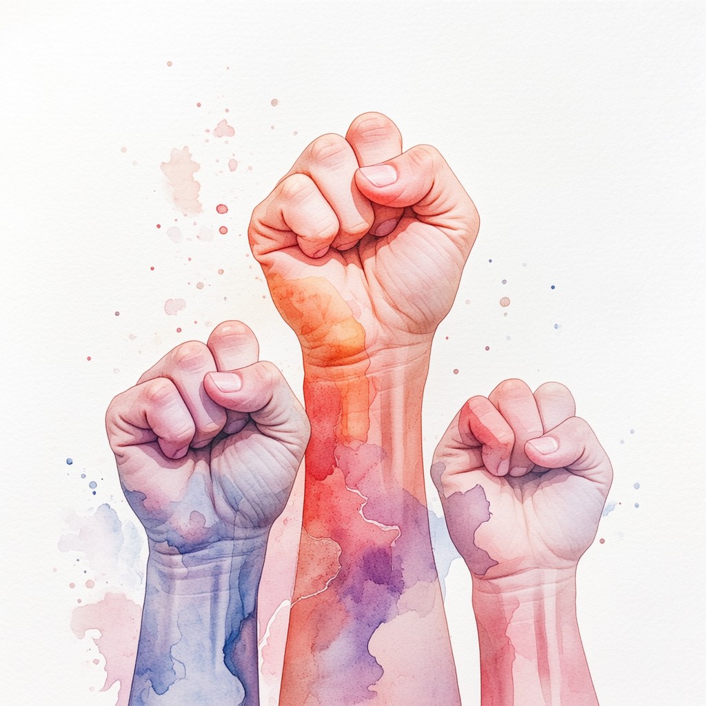 Stronger In Numbers Free Strength In Numbers Image - Watercolor, Minimalist, Solidarity ...