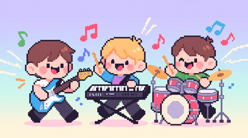 Download Pixel Band Stock Images for Free | StockCake