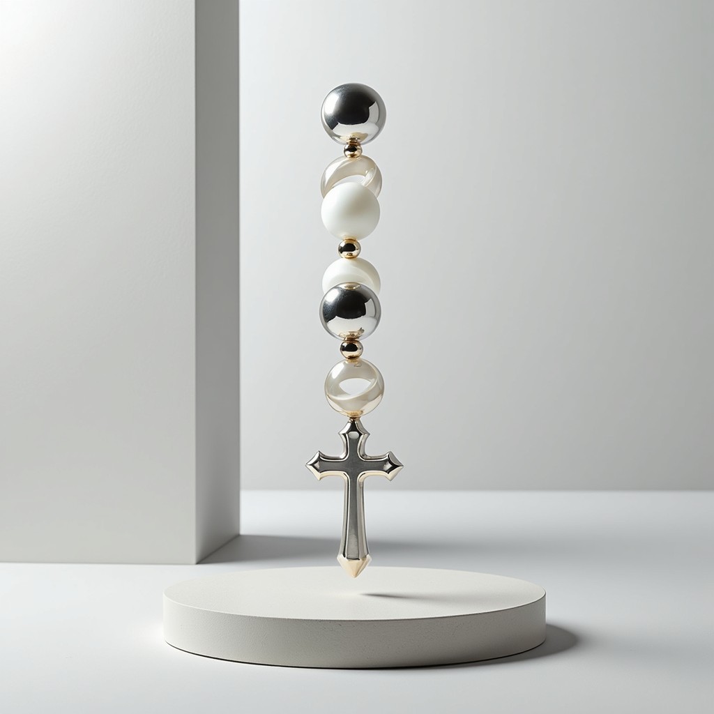 Free Silver Pearl Prayer Photo - Rosary, Silver, Pearl | Download at ...