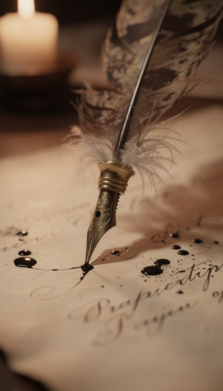 Magnificent Writing Free Renaissance Writing Elegance Image - Quill, Feather, Writing ...