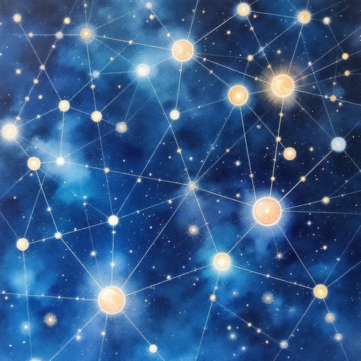 Free Cosmic Network Constellation Image - Blockchain, Watercolor ...