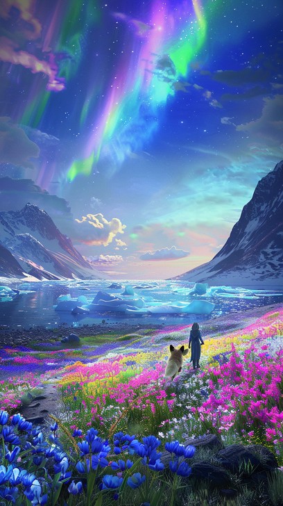Free Aurora Fantasy Walk Image - Fantasy, Aurora, Person | Download at ...