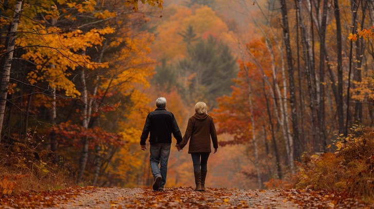 Free Autumn Walk Together Image - Autumn, Friendship, Forest | Download ...