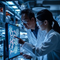 Free Scientists Analyzing Data Image - Science, Laboratory, Research ...