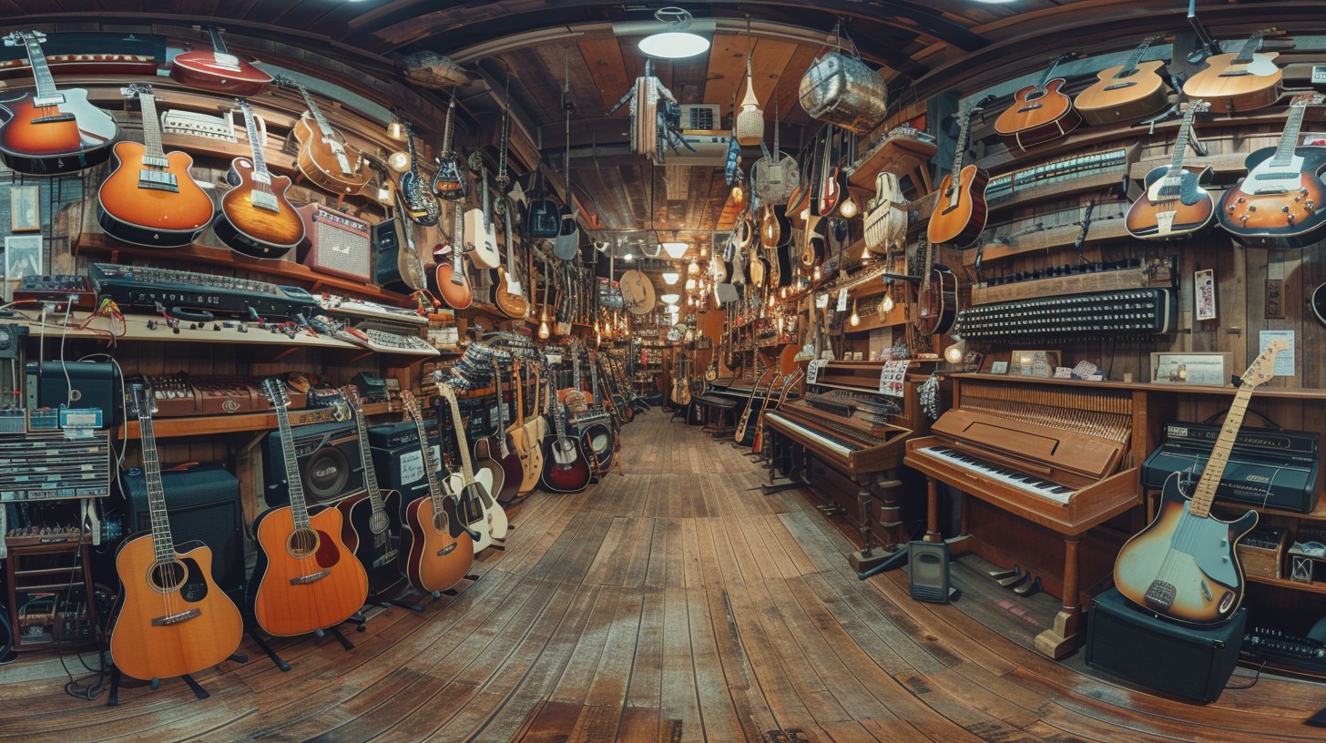 Free Music Store Interior Image - Music, Guitars, Pianos | Download at ...