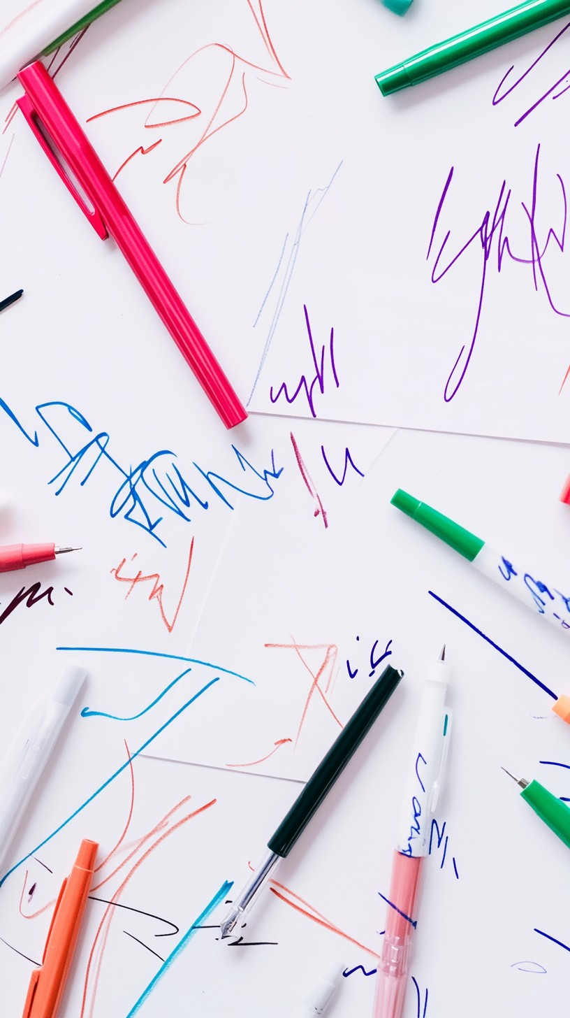 Free Colorful scribble chaos Photo - Art, Creativity, Markers ...