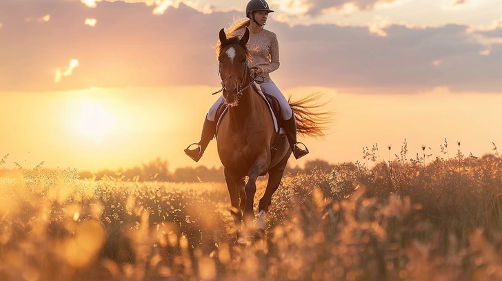 Free Sunset Horseback Ride Image - Sunset, Horse, Rider | Download at ...