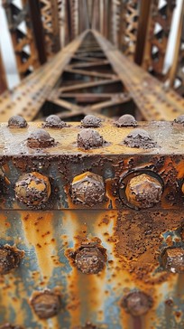 New Rusted Metal Bridge Free Rusty Bridge Details Image - Rust, Bridge, Bolts | Download at ...