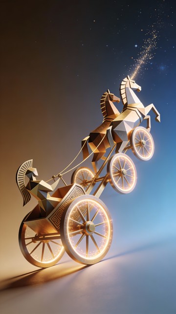 Free Divine Chariot Ascends Image - Chariot, Greek, Mythology ...