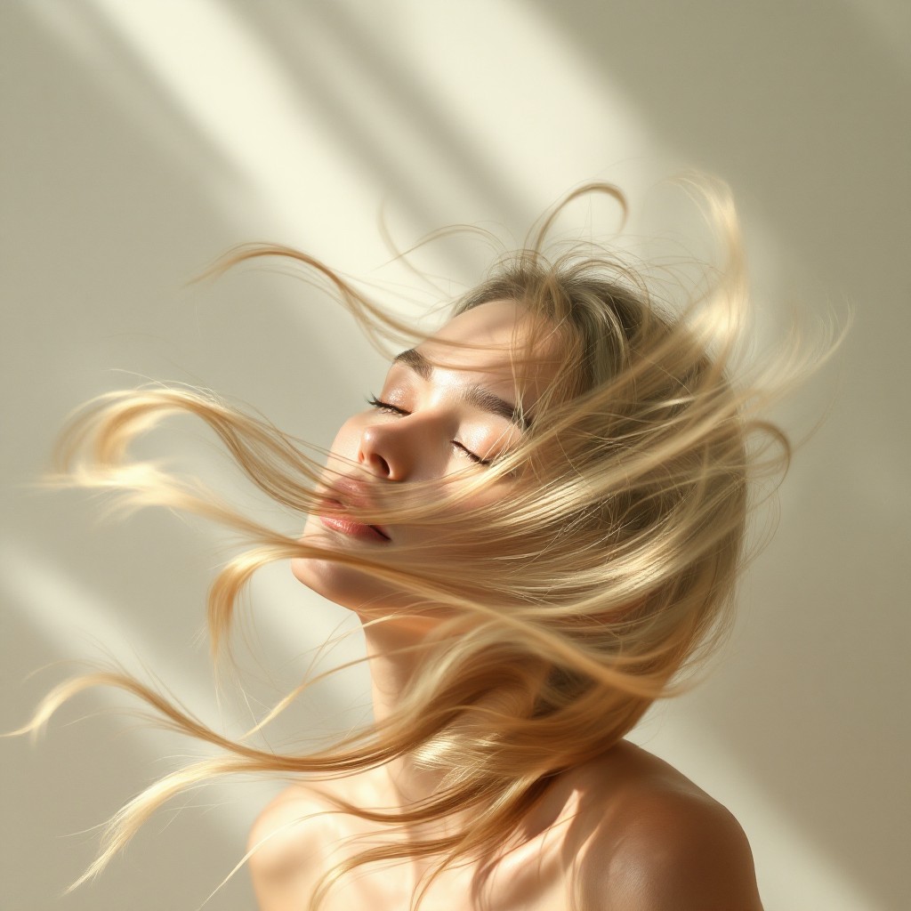 Define Golden Free Dancing Golden Hair Image - Minimal, Ethereal, Floating | Download ...