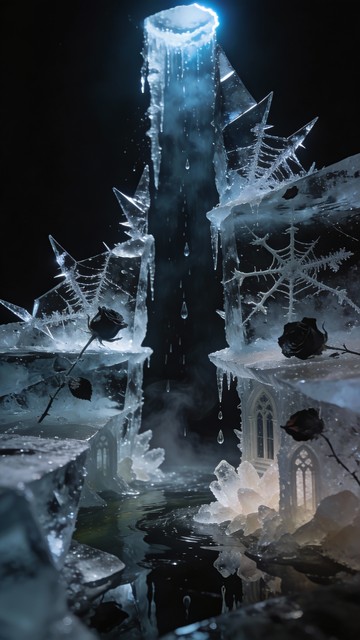 Gothic Cold Free Frozen Gothic Cascade Image - Ice, Gothic, Dark | Download at ...