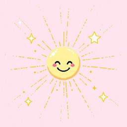 Free Radiant Pixel Sunshine Image - Pixel, Pixelart, Digital | Download ...