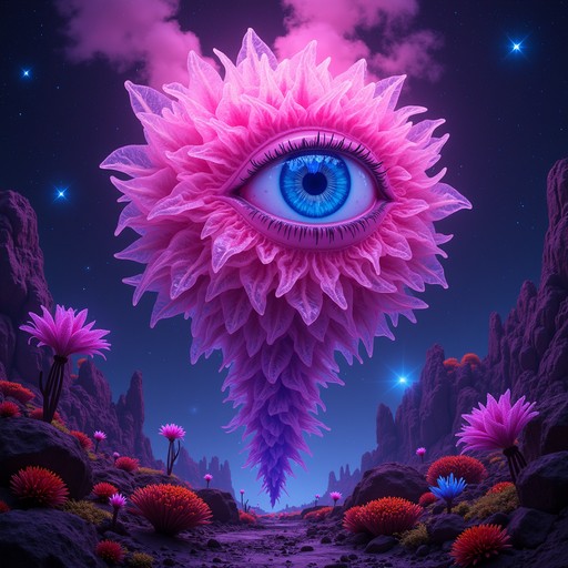 Free Cosmic Eye Blooms Image - Eye, Cyberpink, Surreal | Download at ...