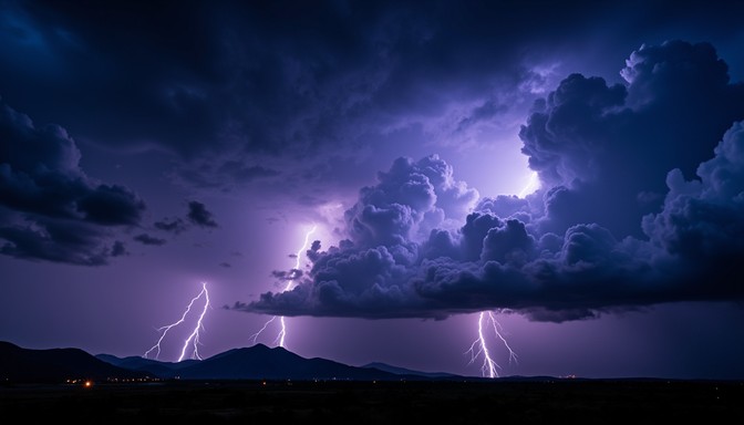 Free Purple Storm Lightning Image - Lightning, Storm, Thunder ...