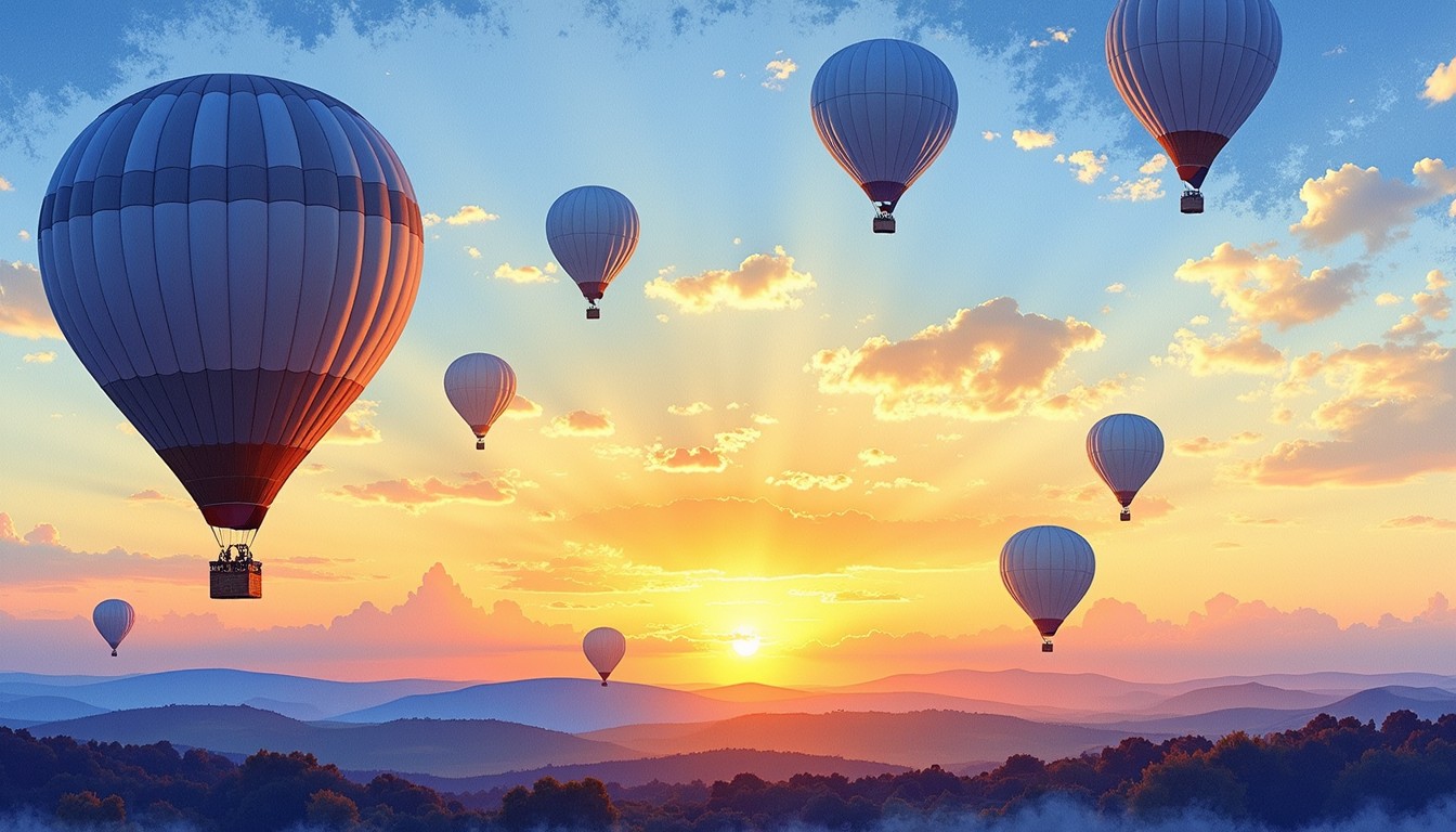 Sun Rise Balloon Free Sunrise Balloon Festival Image - Balloons, Sunrise, Dawn ...