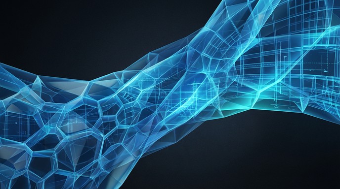 Crystal Network Patterns Free Blue Crystal Network Image - Crystal, Blue, Azure | Download at ...