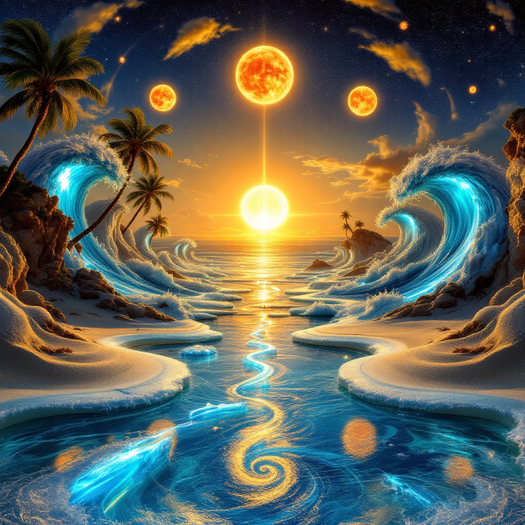 Free Magical Ocean Spirals Image - Surreal, Fantasy, Ocean | Download ...