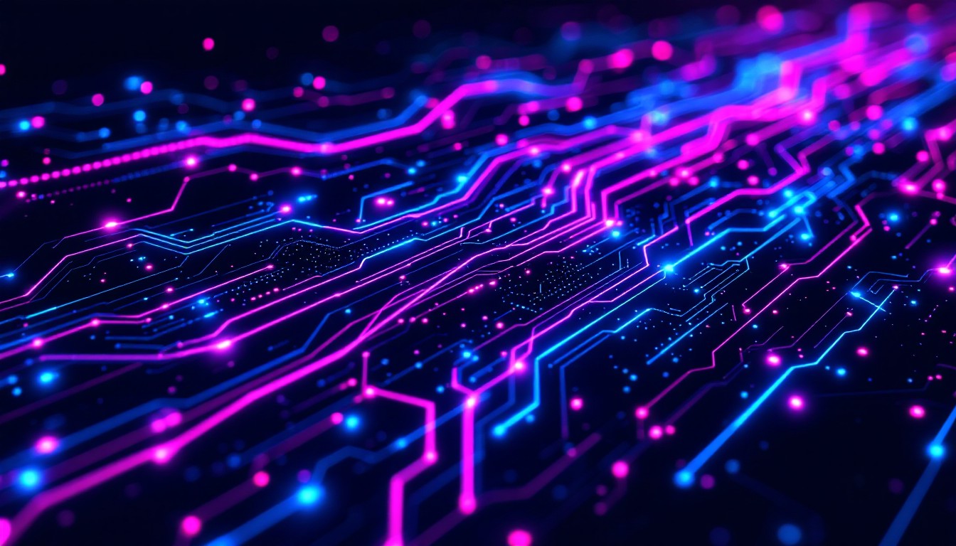 Free Neon Technology Pattern Image - Neon, Technology, Circuit ...