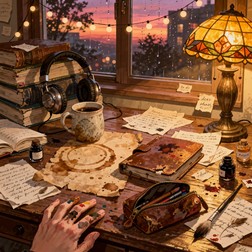 Free Cozy Study Vibes Image - Lofi, Study, Desk | Download at StockCake