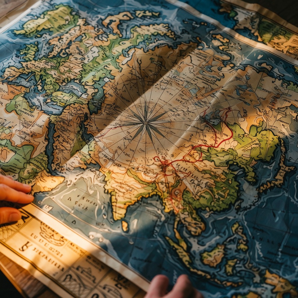 Free Mapping Adventure's Path Photo - Map, Treasure, Adventure ...