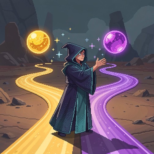 Free Choosing Magical Destiny Image - Wizard, Pixel, Magic | Download ...