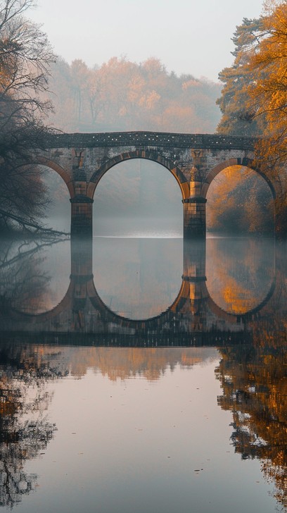 Free Rustic Bridge Scenery Image - Bridge, River, Autumn | Download at ...