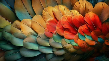 Free Colorful feather detail Image - Colorful, Feathers, Texture ...