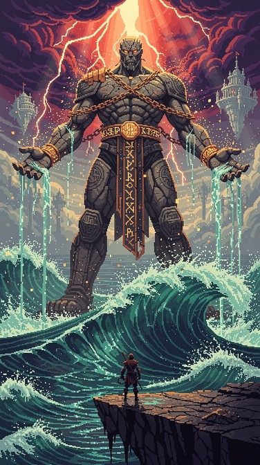 Colossus Origin Free Ancient Colossus Awakens Image - Colossus, Titan, Warrior ...