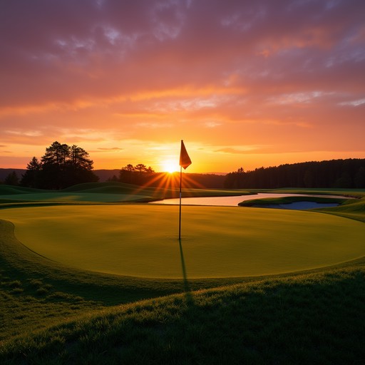 Free Sunset golf serenity Image - Sunset, Golf, Green | Download at ...