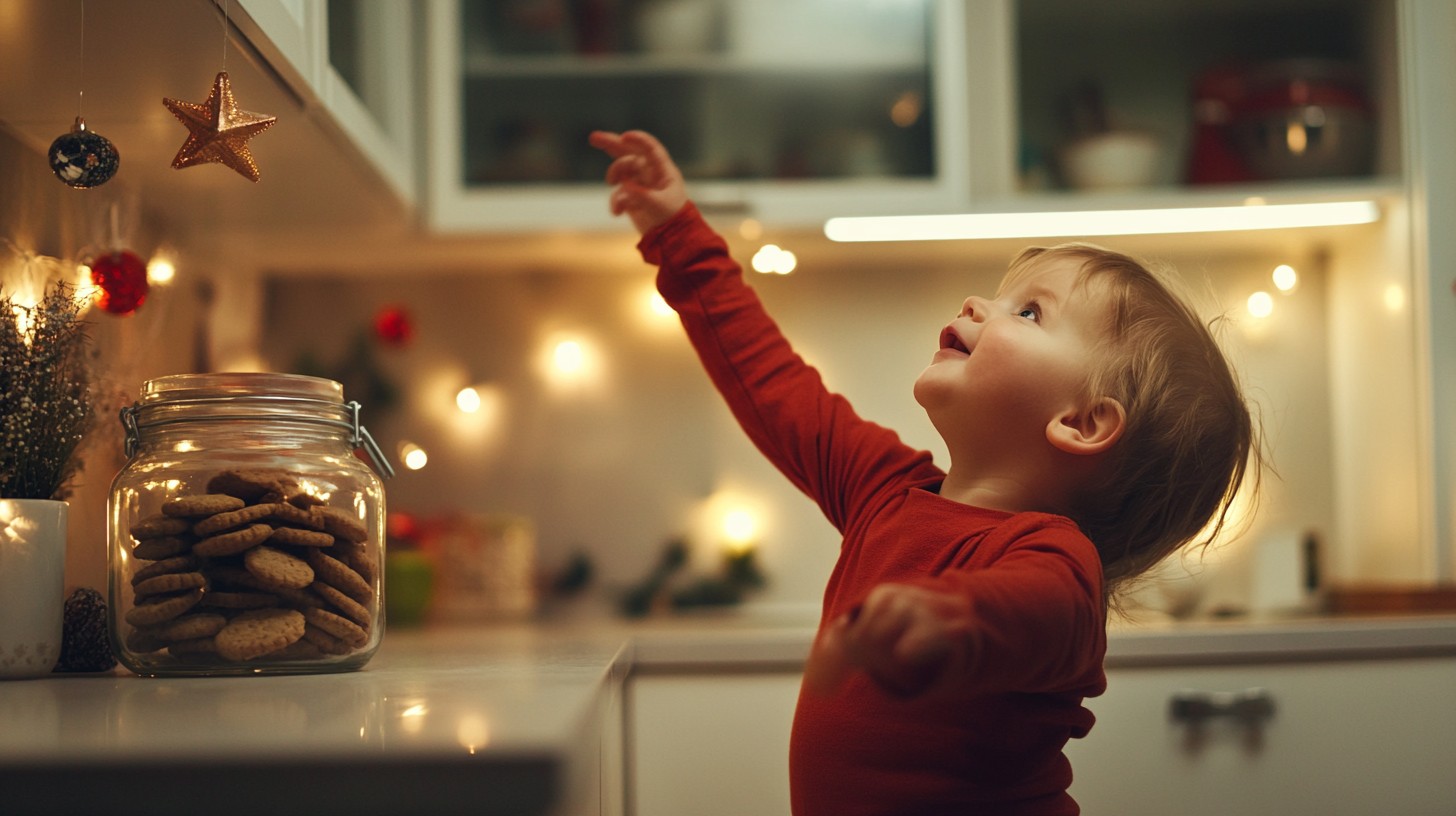 Child Getting Two Cookies Download Child reaching cookies Image - Child, Cookies, Kitchen | StockCake