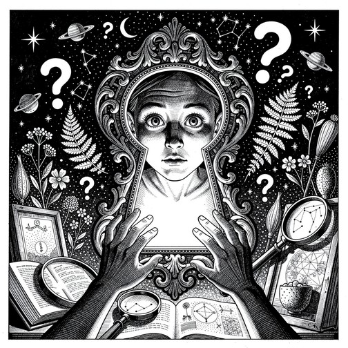 Free Curiosity Seeks Knowledge Image - Illustration, Ink, Crosshatching ...