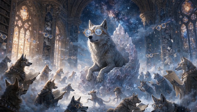 Wolf Library Free Celestial Wolf Library Image - Wolf, Sage, Library | Download at ...