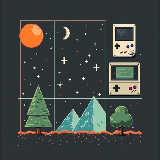 Free Retro Pixel Landscape Image - Pixelart, Retro, 8bit | Download at ...