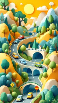 Smiling Car Bridge Free Winding Road Adventure Image - Highway, Road, Journey | Download ...