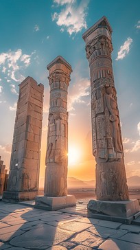 Free Sunset Ancient Ruins Image - Sunset, Ruins, Ancient | Download at ...