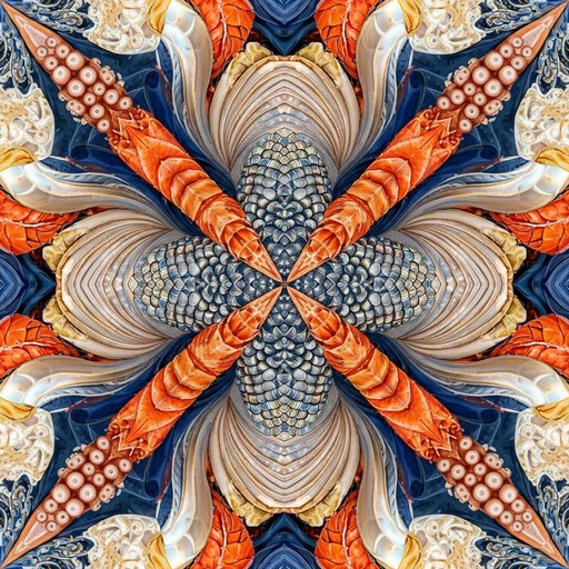 Unique Crustacean Shell Patterns Free Oceanic Pattern Luxury Image - Kaleidoscopic, Seafood, Pattern ...