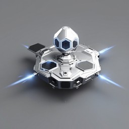 Free Hexagonal Space Station Image - Spacecraft, Hexagonal, Geometric ...