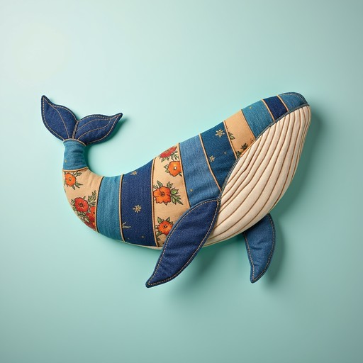 Free Patchwork Ocean Giant Image - Whale, Patchwork, Textile | Download ...