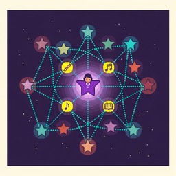 Elearning Stars Free Stellar Learning Network Image - Stars, Constellation, Purple ...