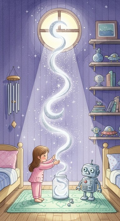 Free Moonbeam Jar Magic Image - Moonbeams, Child, Robot | Download at ...