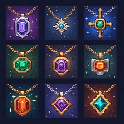 Free Mystical Pixel Amulets Photo - Amulets, Pendants, Magical ...