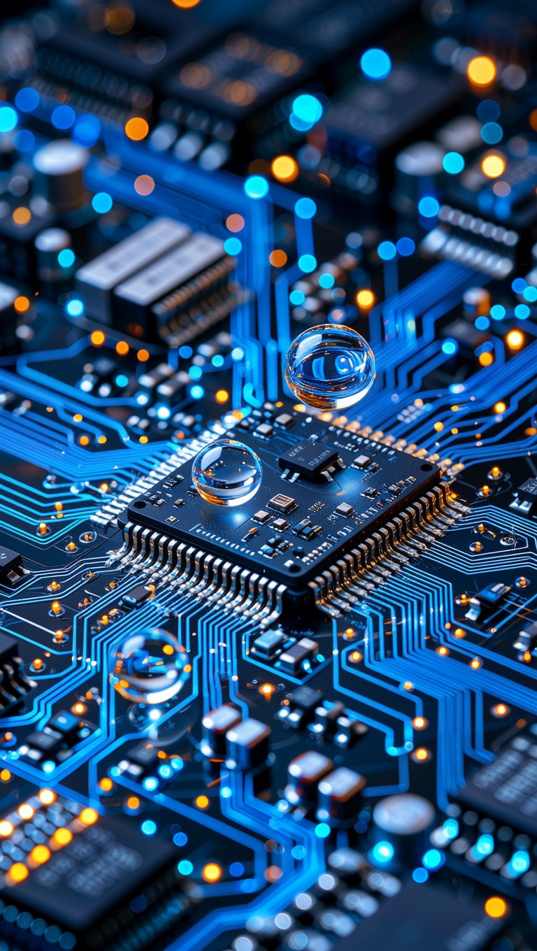 Free Digital Technology Illuminated Image - Technology, Circuit ...