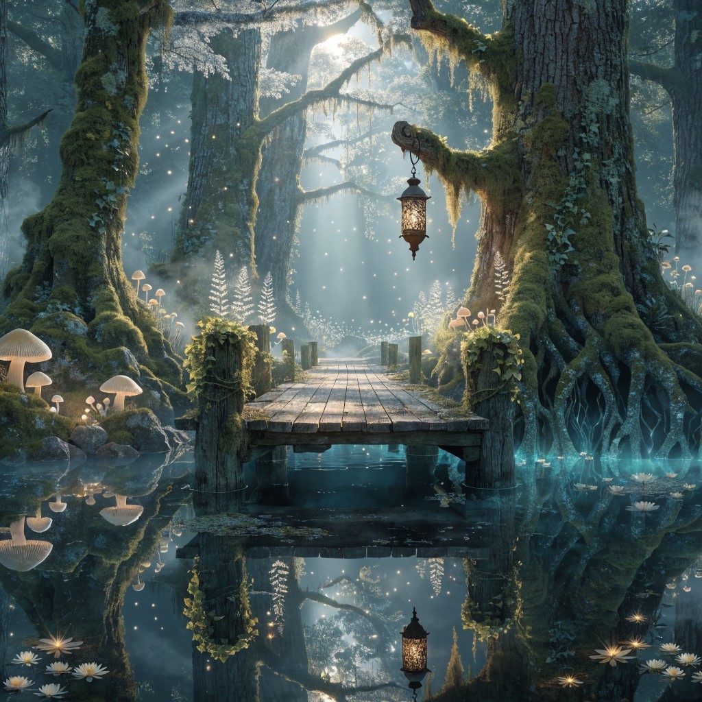 Free Enchanted Forest Dock Image - Enchanted, Forest, Dock | Download ...
