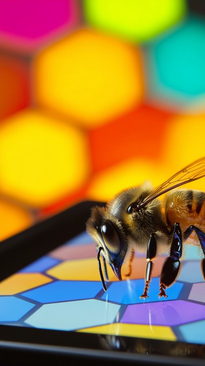 Free Bee on Smartphone Image - Bee, Smartphone, Technology | Download ...