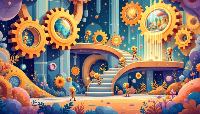 Free Mechanical Playground Symphony Image - Robots, Mechanical ...