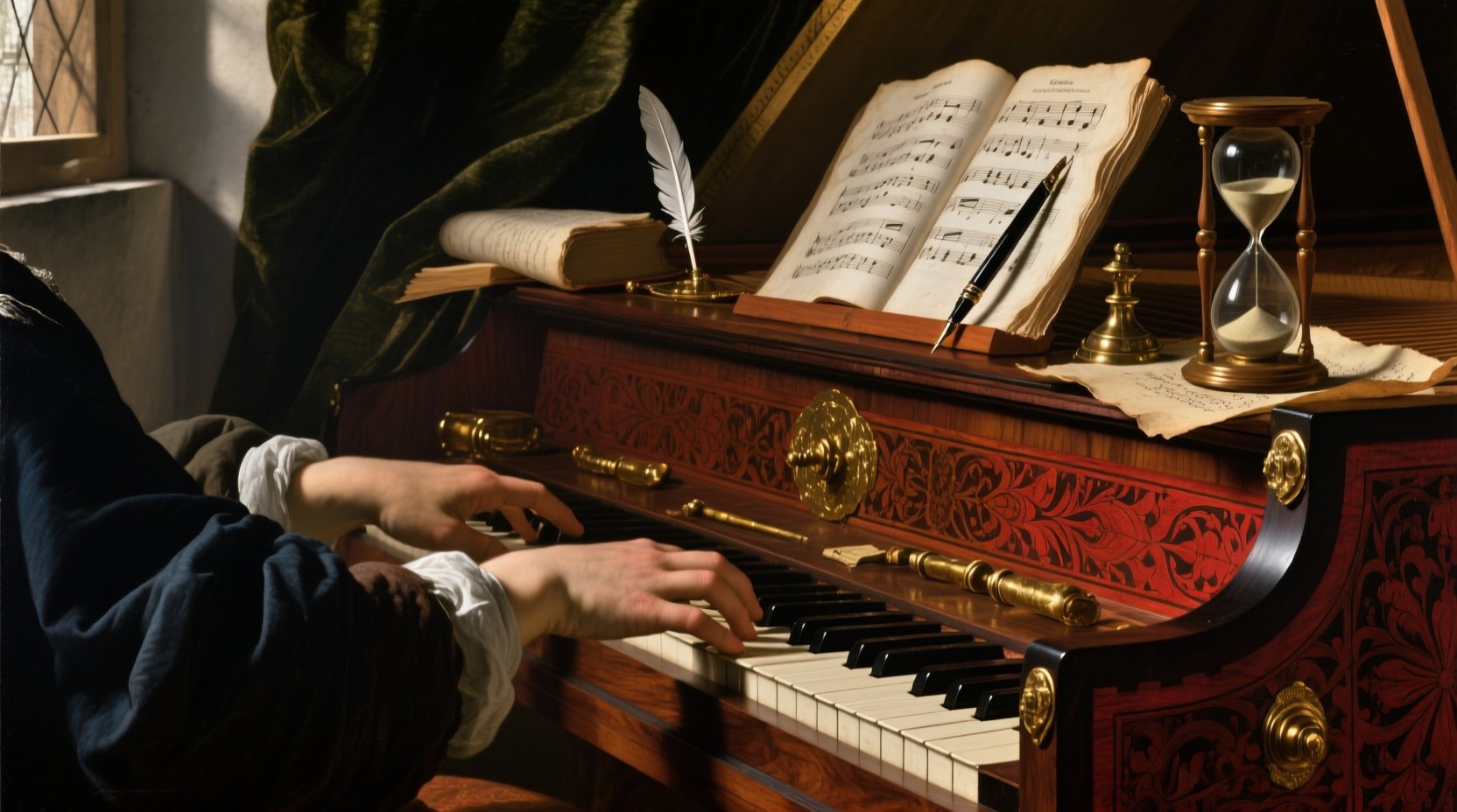 Free Baroque Keyboard Artistry Image - Harpsichord, Music, Baroque ...