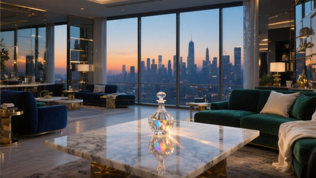 Download Luxurious Skyline View Image - Penthouse, Skyline, Luxury ...