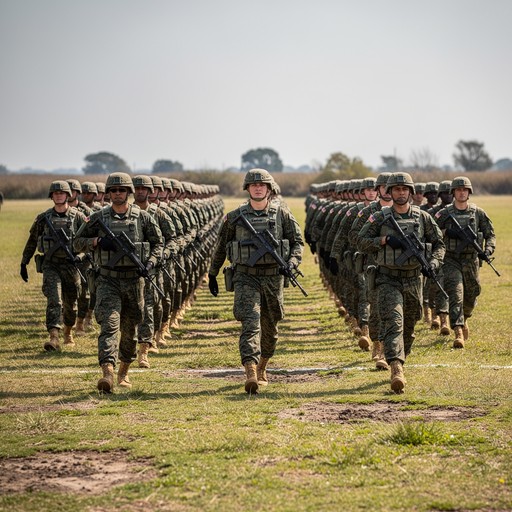 Free Soldiers Marching Together Image - Soldiers, Military, Marching ...